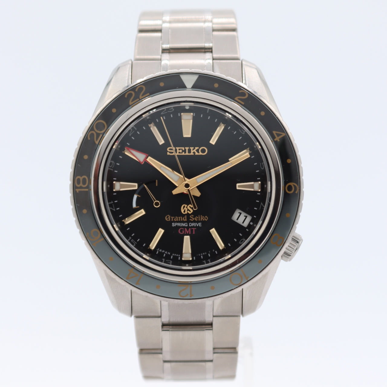 Grand Seiko SBGE015 Sport Collection Men's Spring Drive Wristwatch Titanium