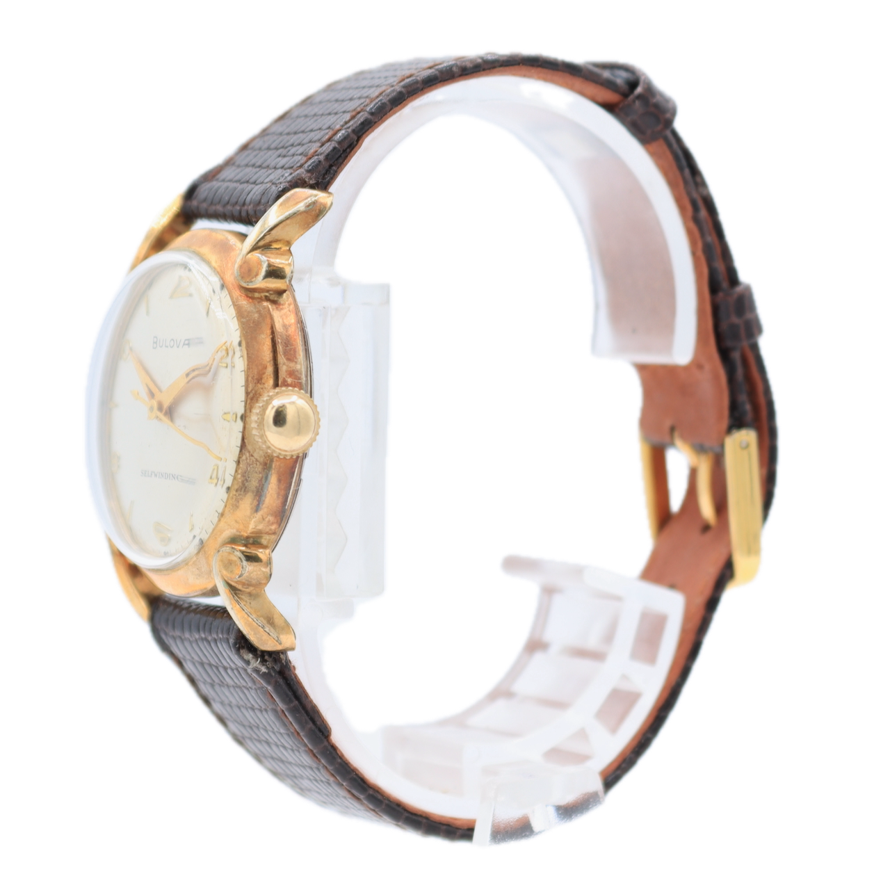 Vintage 31mm Bulova 8013446 Clipper Men's Automatic Wristwatch 10CSC Two Tone