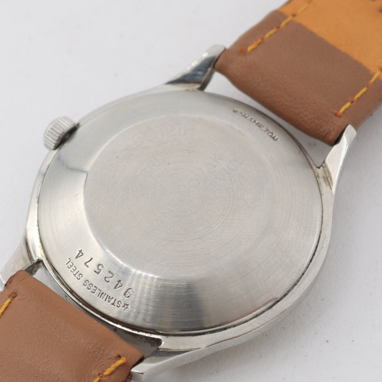 Vintage Hamilton Jones Laughlin Steel Men's Automatic Wristwatch Swiss Steel