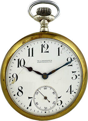 Antique Longines Monarch Express 21J Railroad Pocket Watch + Snail Cam Reg. #2
