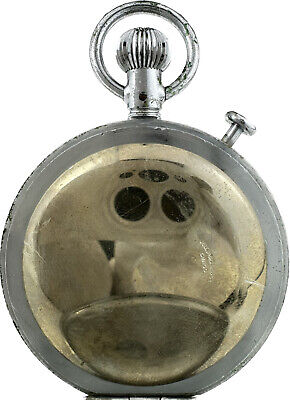 Antique 57mm Gallet Jules Racine Split Second Mechanical Stop Watch Runs Swiss
