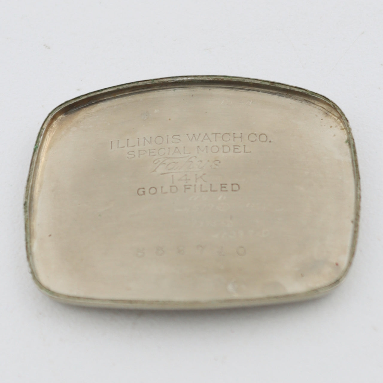 Antique 1929 Illinois Art Deco Men's Mechanical Wristwatch 905 USA 14k GF W/Box