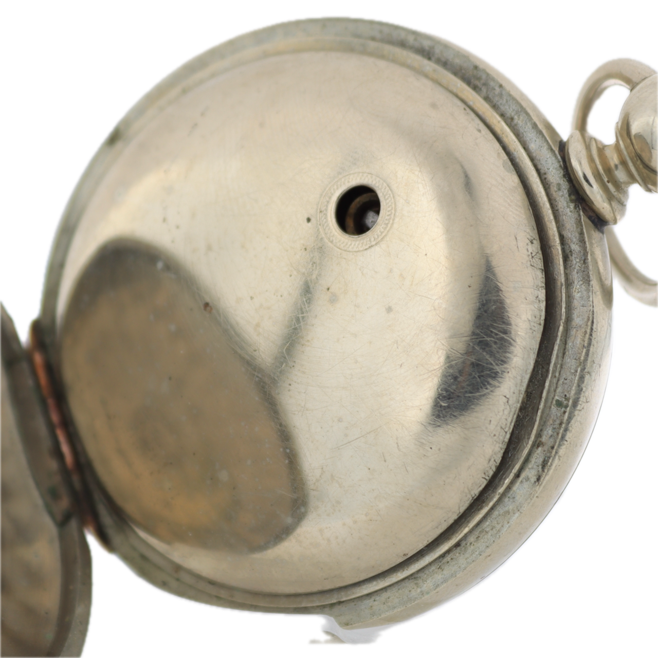 Antique 18 Size Elgin Key Wind Pocket Watch Grade 7 Nickel Silver USA Running
