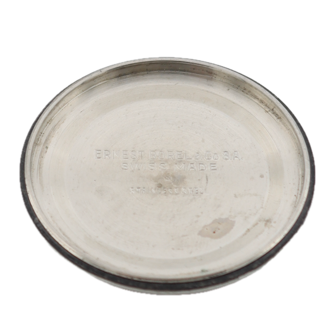 Vintage 34mm Ernest Borel Classy Date Men's Automatic Wristwatch Swiss Steel