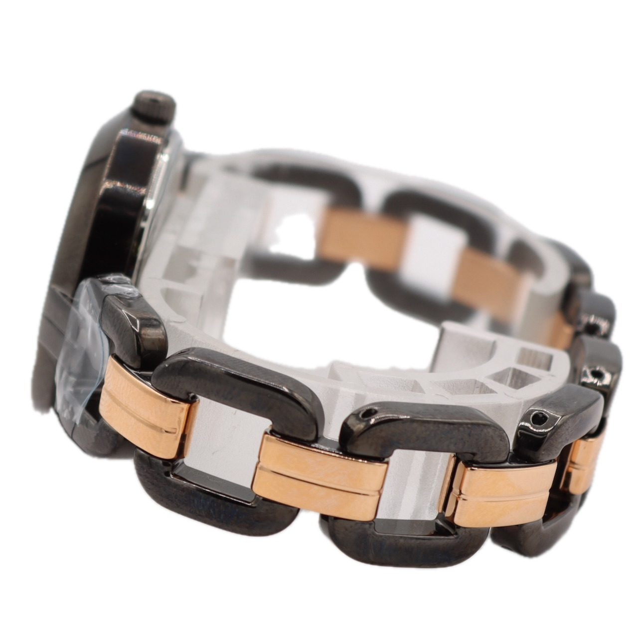 Fossil BQ3947 Kerrigan Ladies Quartz Wristwatch Gun Metal/Rose Gold With Box