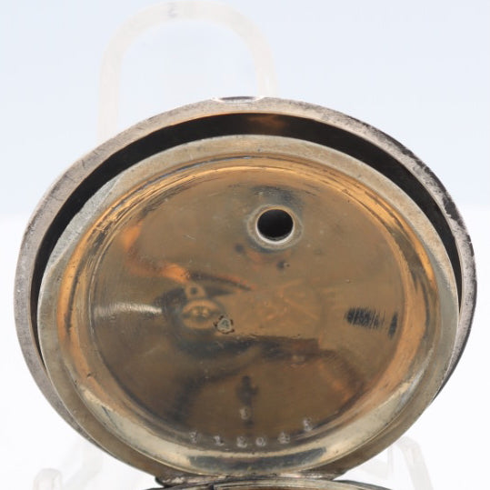 Antique 18s 1885 Waltham 11 Jewel Key Pocket Watch Wm. Ellery Coin Silver USA