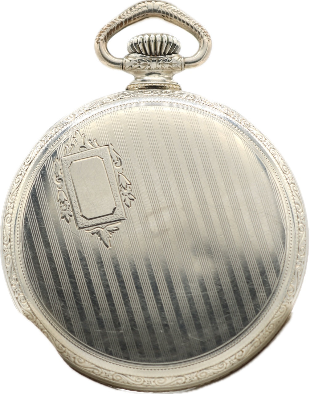 Antique 12 Size Hampden Dueber Mechanical Pocket Watch No. 307 10k White GF