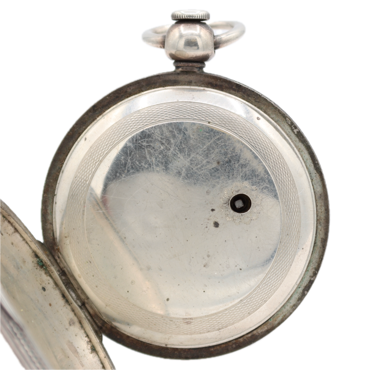 Antique 18s 1880 Waltham Key Hunter Pocket Watch George Washington Coin Silver