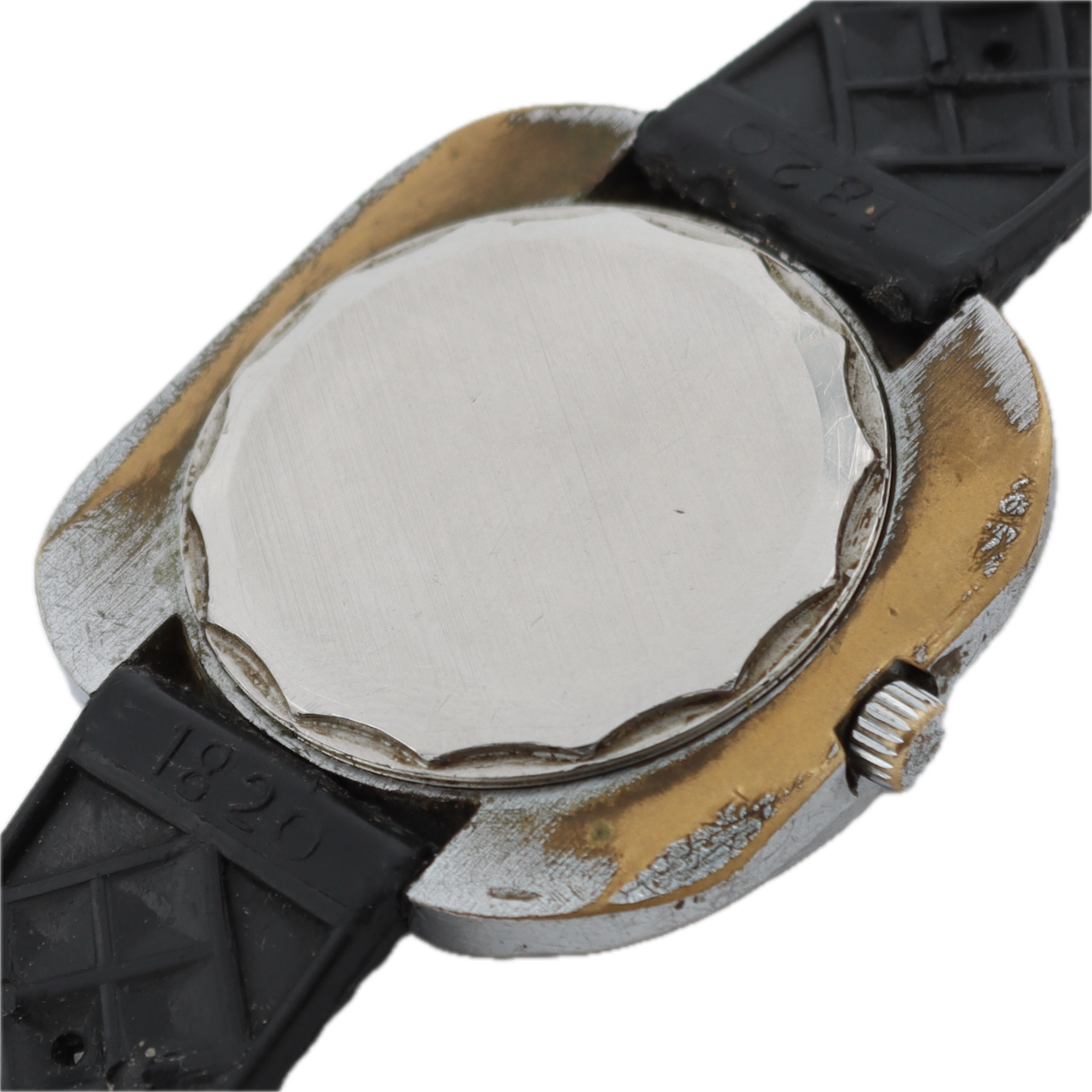 Vintage Avystyle Super Datomatic Men's Mechanical Wristwatch Steel Fluted Bezel