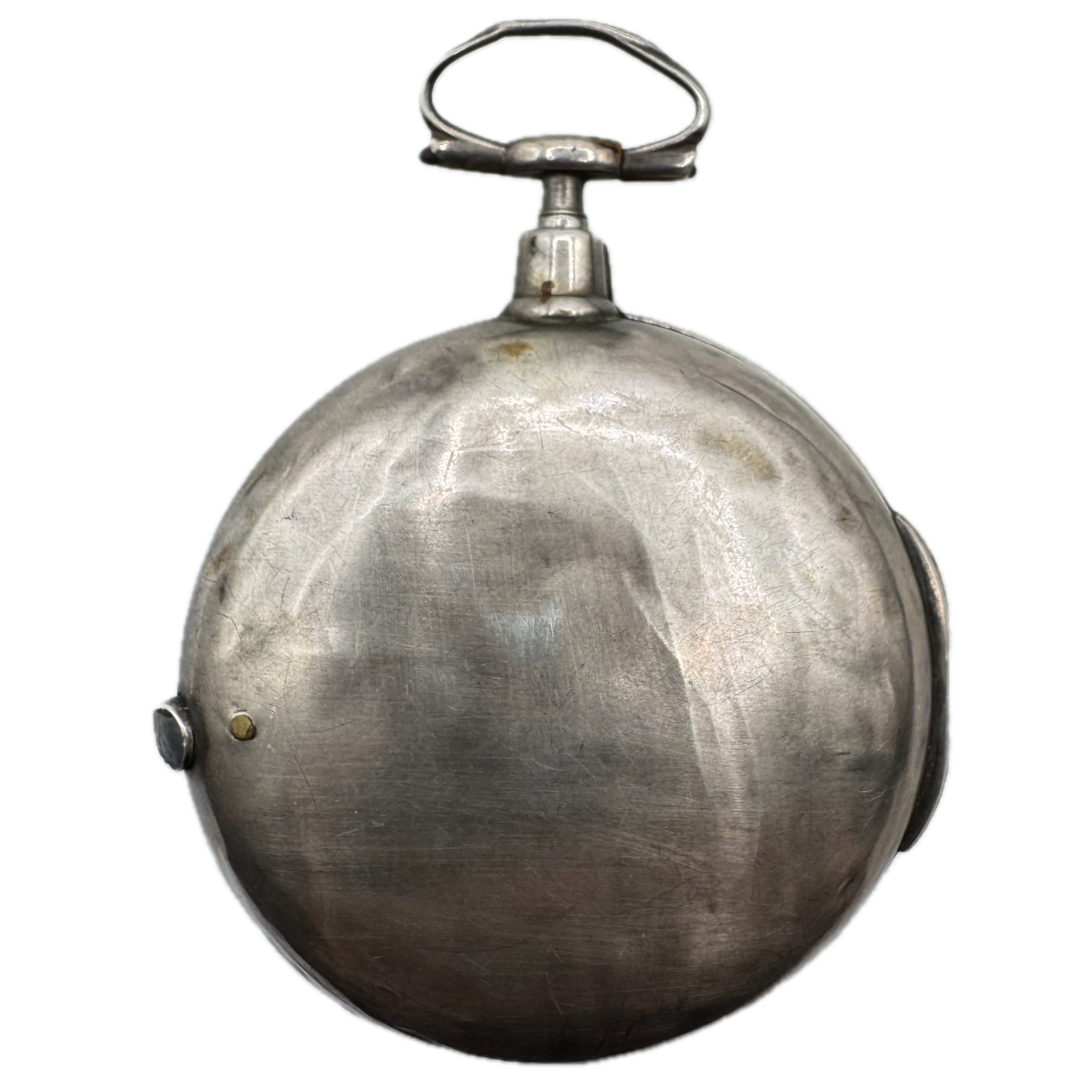 Antique Rose & Son Pair Case Key Wind Fusee Pocket Watch Sterling Silver