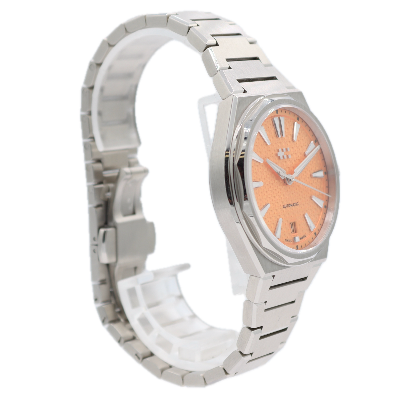 38mm Christopher Ward 38 Mango Men's Automatic Wristwatch SW200-1 Swiss Steel