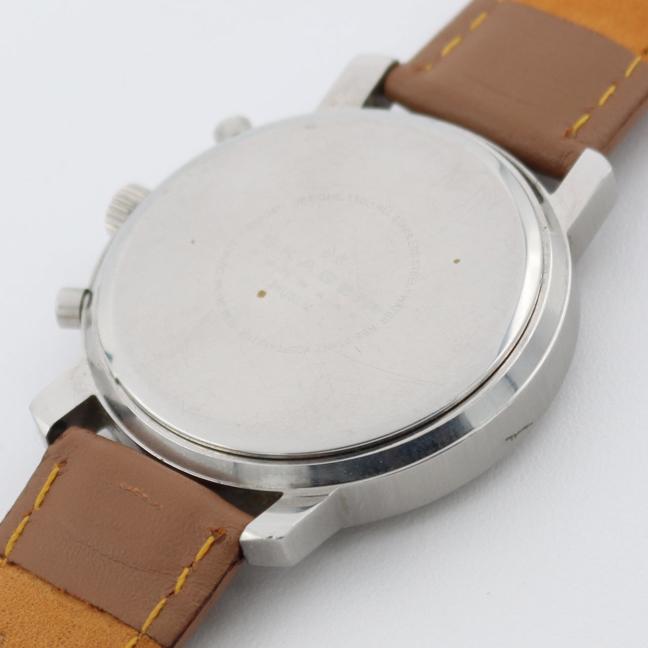 36mm Skagen 24USLM Ultra Slim Men's Quartz Chronograph Wristwatch Japan Steel