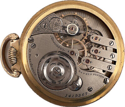 Antique 16S Illinois 21J Mechanical Railroad Pocket Watch Grade 189 10k GF Rare