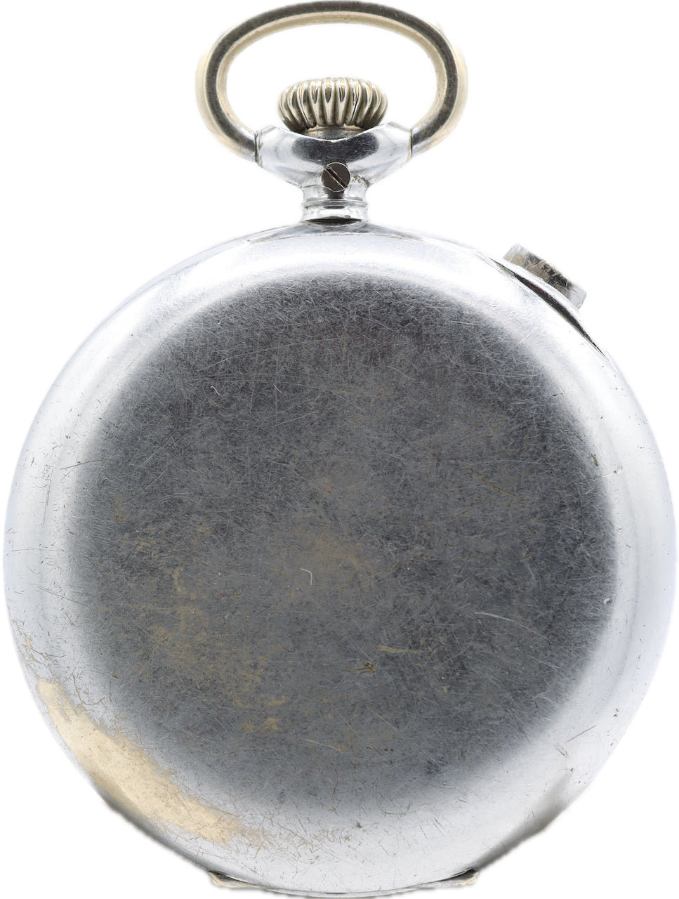 Antique Heuer Abercrombie & Fitch Co. Split Second Stop Watch Valjoux 57 Chrome