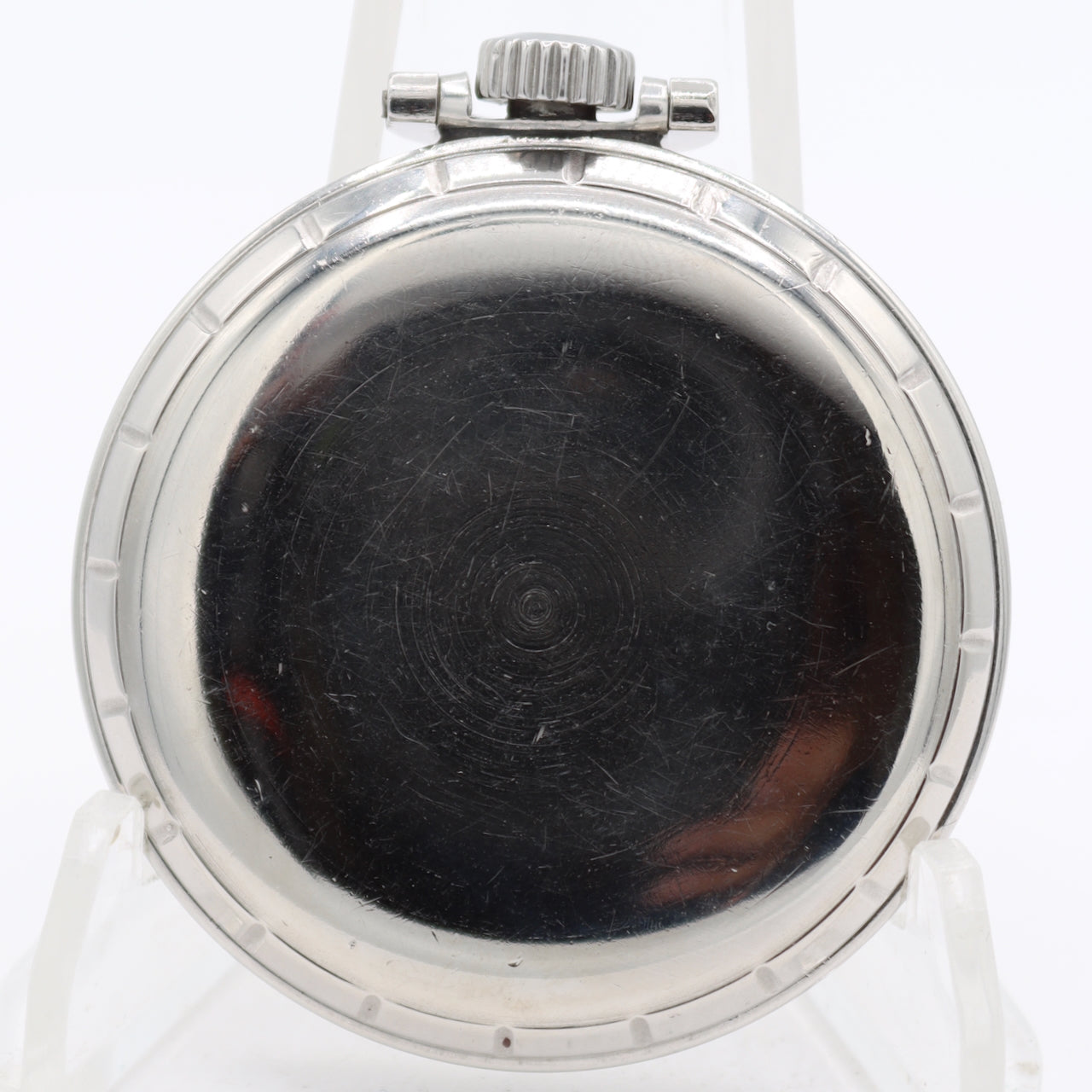 Antique 1952 Hamilton 21j Mechanical Pocket Watch 992B Stainless Steel USA