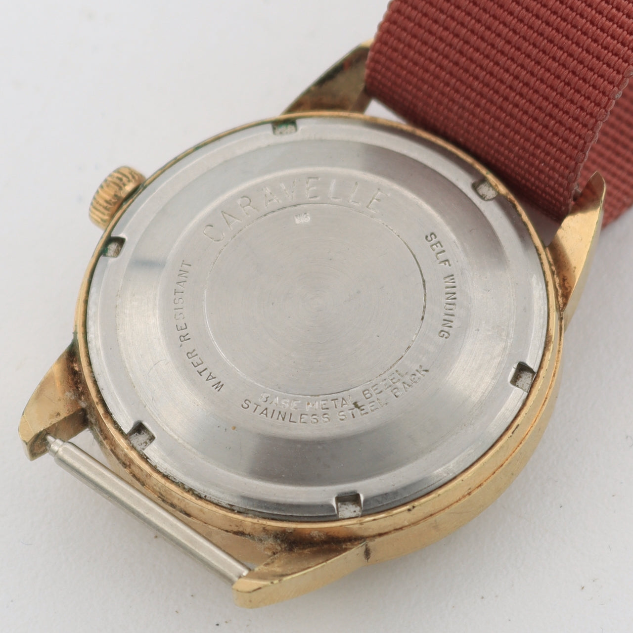 Vintage 1976 Caravelle A 3240 Sunburst Date Men's Automatic Wristwatch 10 OWACD