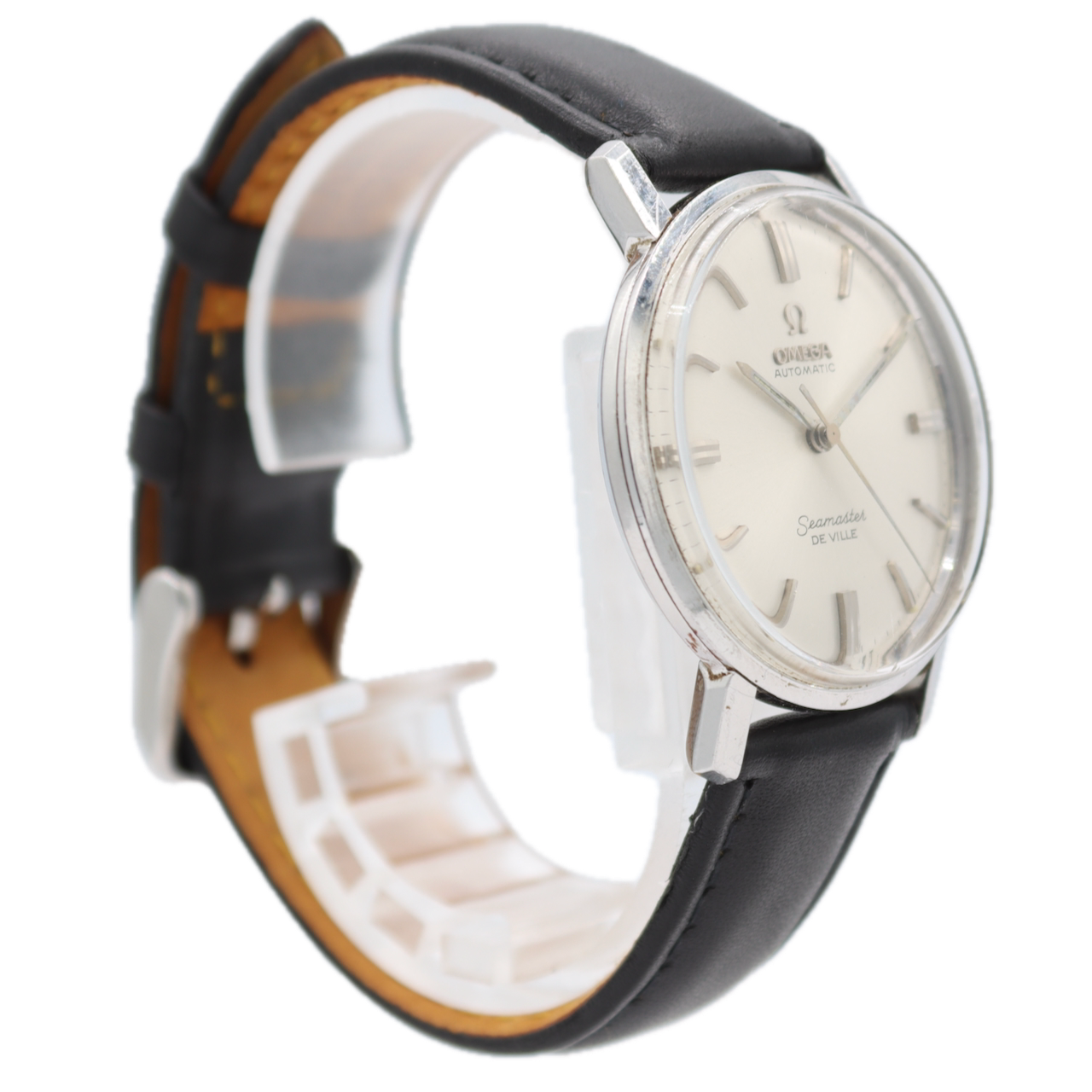 Vintage 34.5mm Omega Seamaster De Ville Men's Automatic Wristwatch Swiss Steel