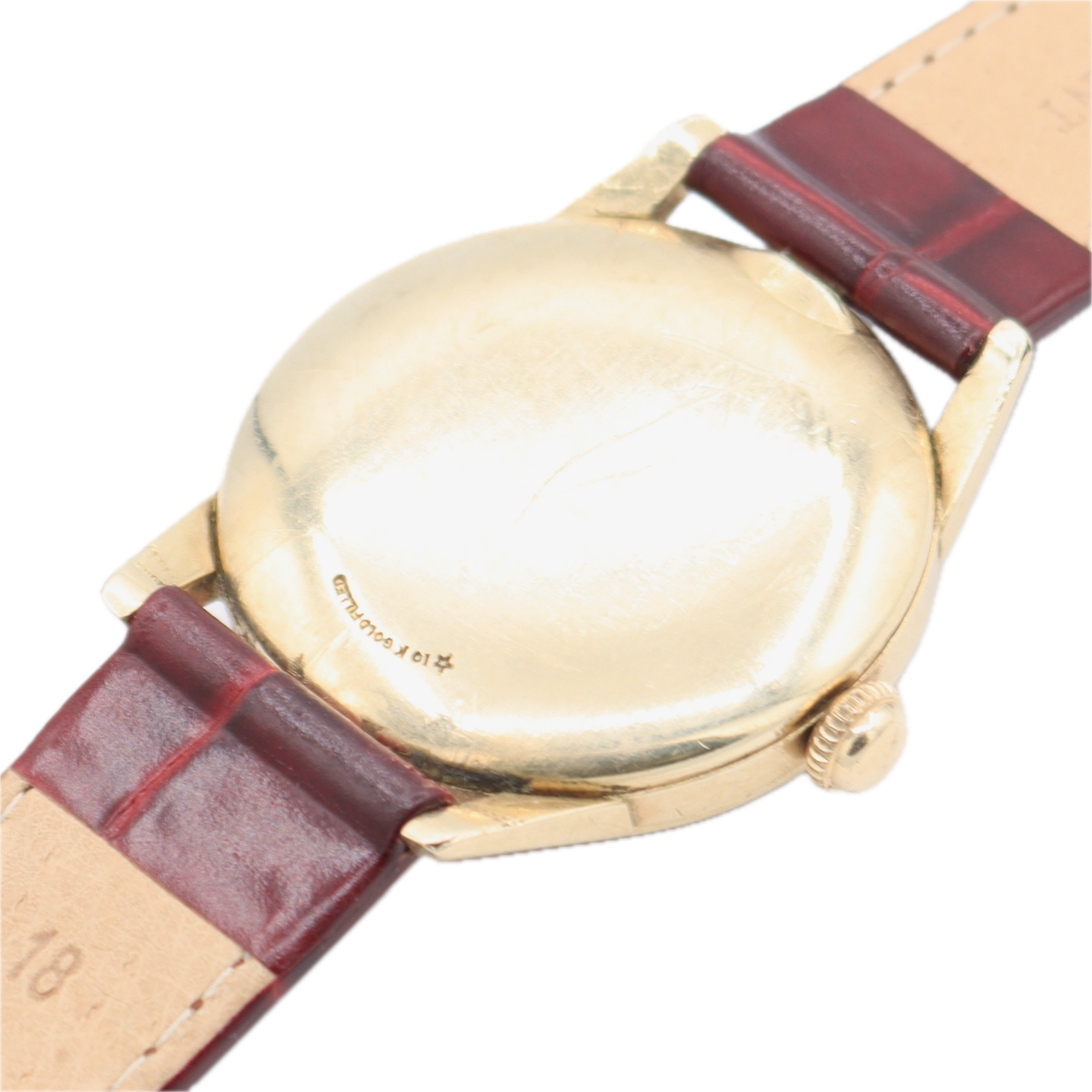 Vintage 1956 Omega Century Crosshair Men's Mechanical Wristwatch 283 10k GF