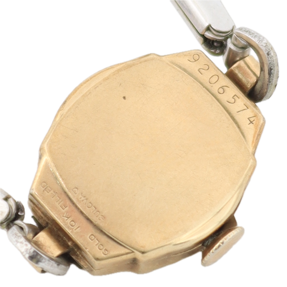 Vintage 1938 Bulova Lady Bulova Ladies Mechanical Wristwatch 6 AZ Swiss 10k GF