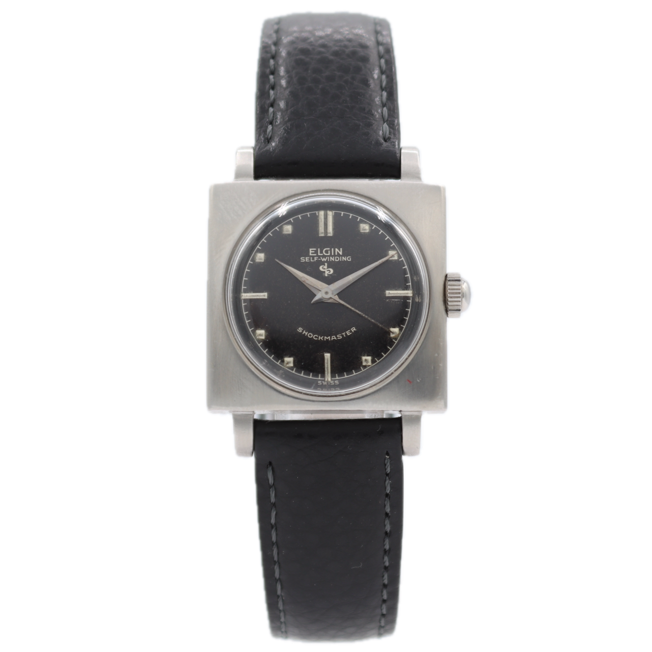 Vintage 28.5mm Elgin 6811 Dante Men's Mechanical Wristwatch Swiss Shockmaster