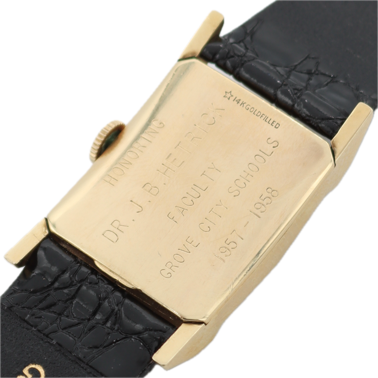 Vintage Lord Elgin 4617A 21 Jewel Men's Mechanical Wristwatch 626 USA 14k GF