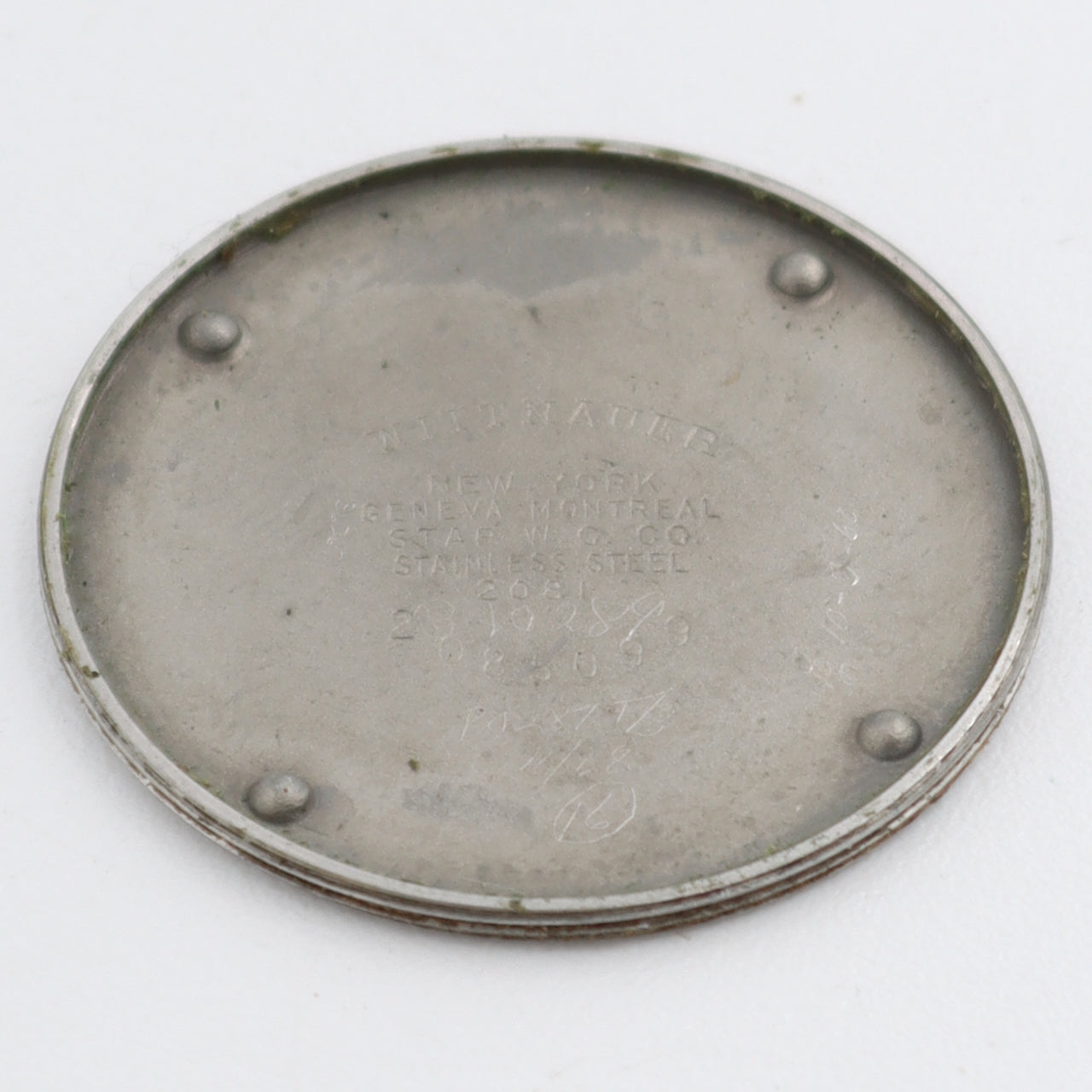 Vintage 31.5mm Wittnauer 17 Jewel Men's Mechanical Wristwatch 10SB Swiss Steel