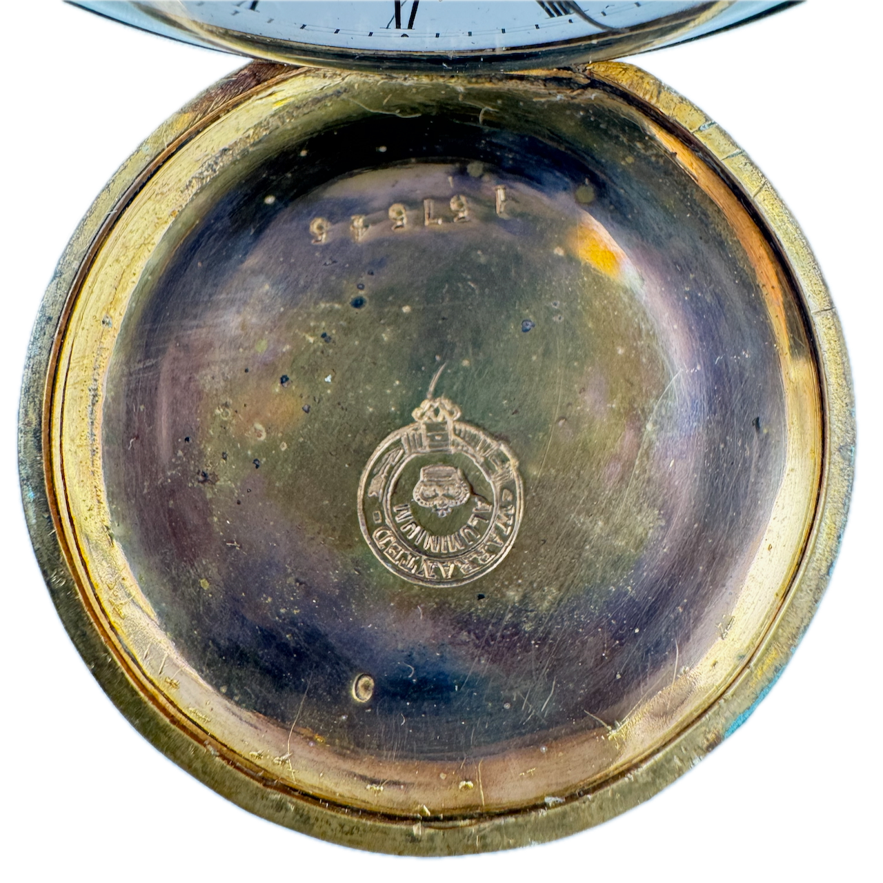 Antique 6s The European Watch Cylinder Escapement Hunter Pocket Watch Swiss