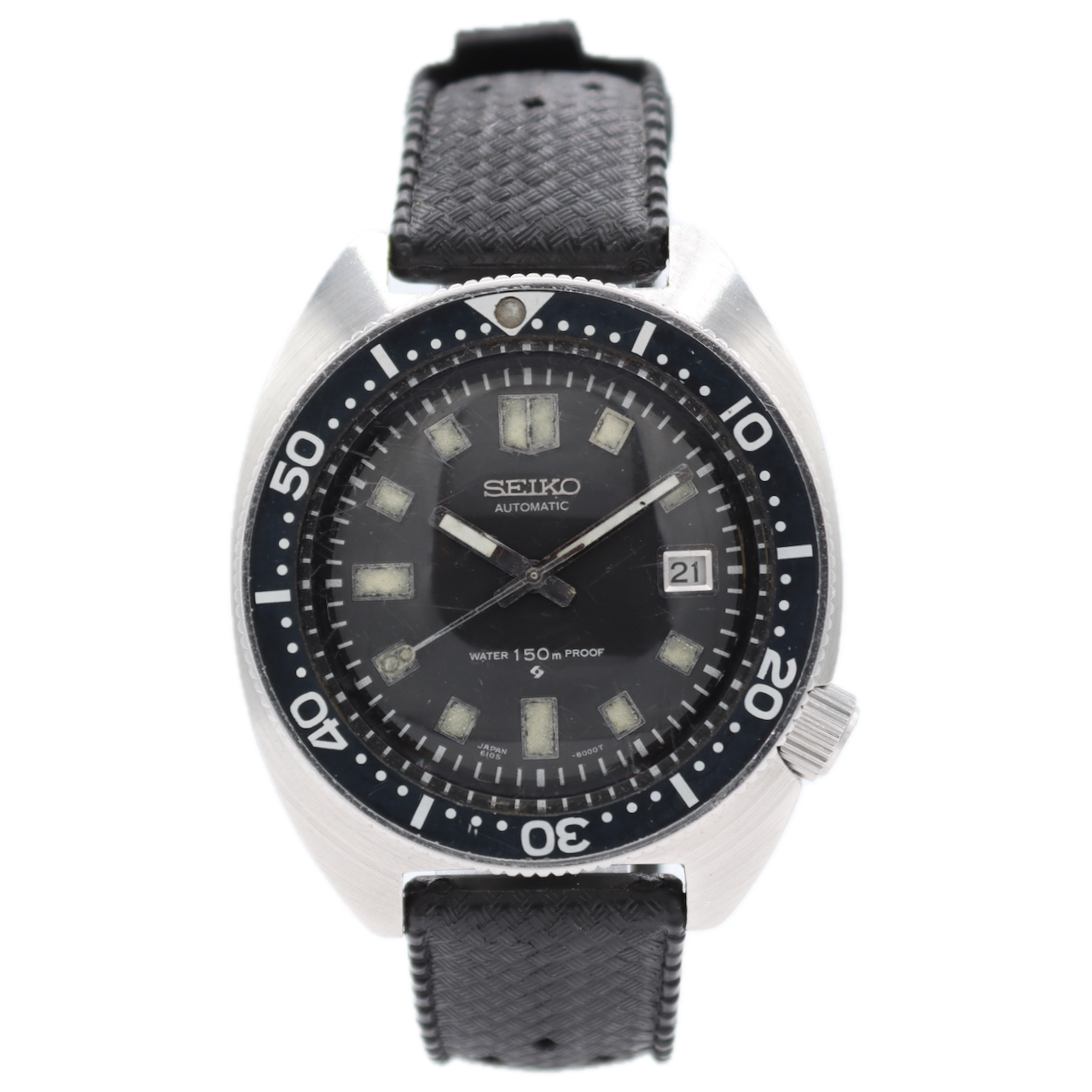 Seiko 6105-8000 Slim Willard 17J Men's Automatic Wristwatch 1968 Prod.