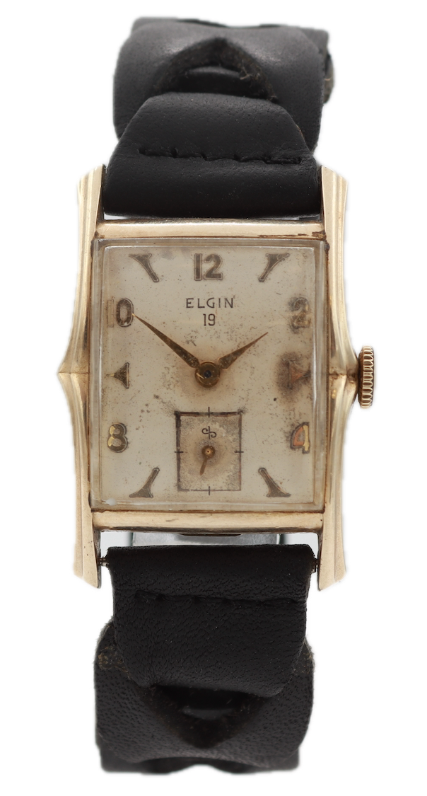 Vintage Elgin 5737 Balboa Men's Mechanical Wristwatch 681 USA 10k GFRunning