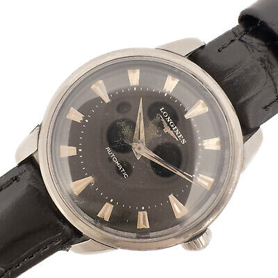 Vintage Longines All-Guard Men's Automatic Wristwatch 19AS Swiss Stainless Steel