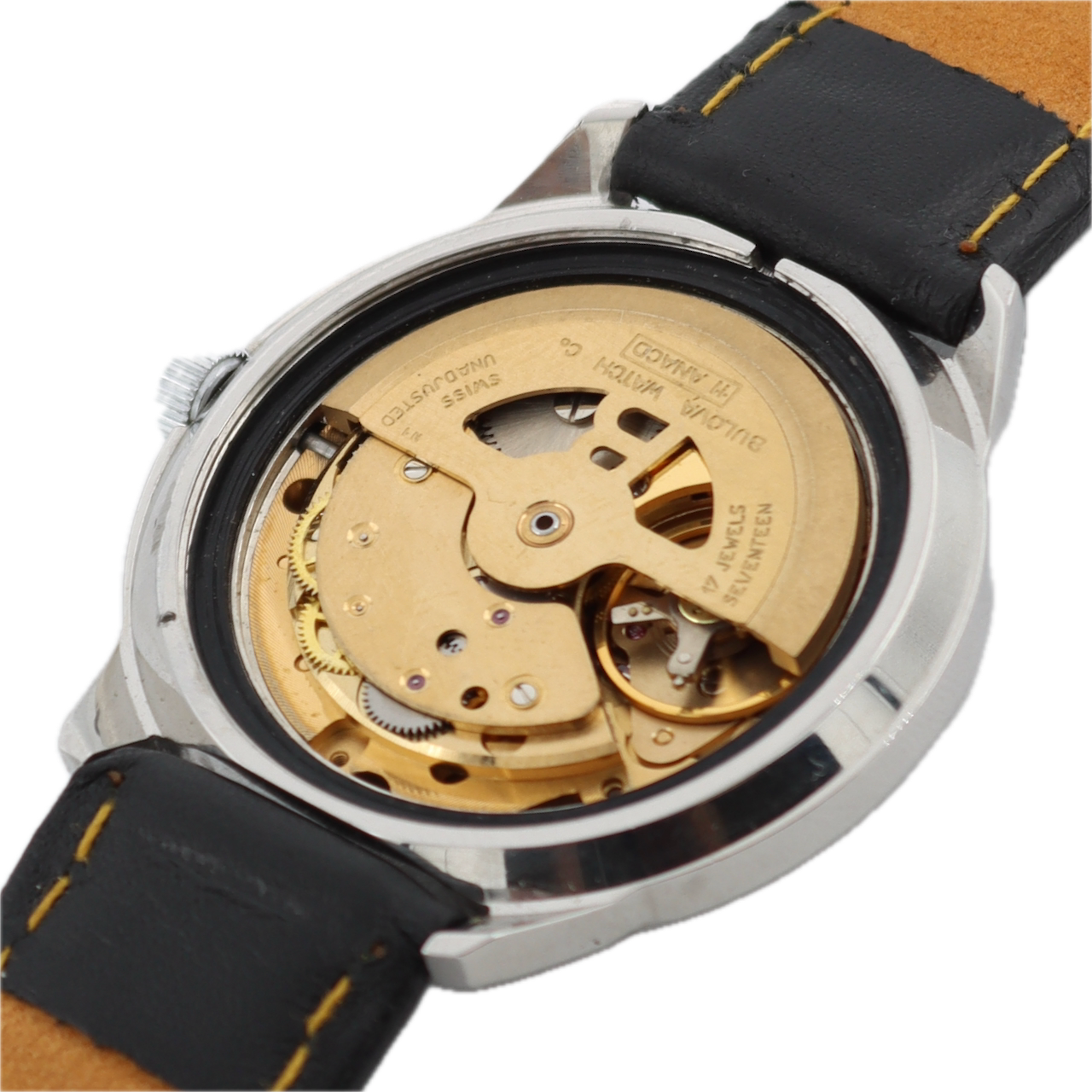 Vintage 1971 Bulova 3007 Sea King Date Men's Automatic Wristwatch Swiss Steel