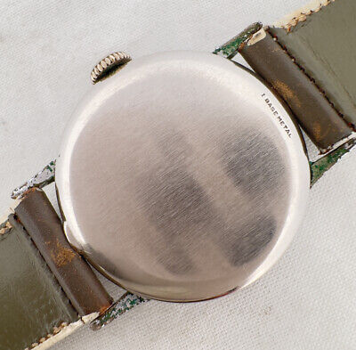 Vintage Elgin Military 15 Jewel Men's Mechanical Wristwatch 554 USA w Star Dial