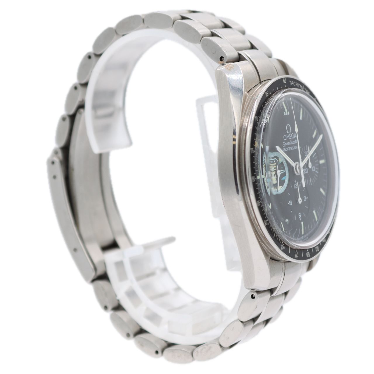 42mm 1998 Omega 3597.20.00 Apollo XVII Moonwatch Men's Chronograph Wristwatch