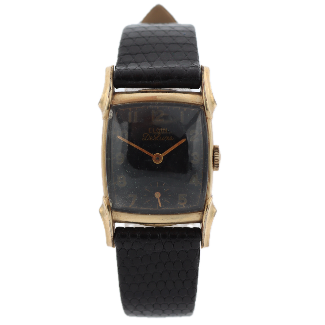 Vintage Elgin 5517A DeLuxe 17 Jewel Men's Mechanical Wristwatch 624 USA 10k GF