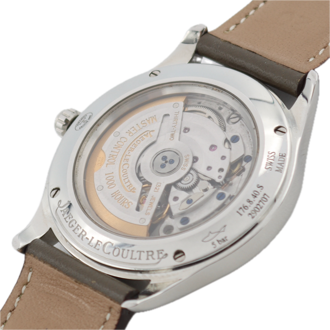 Jaeger-LeCoultre 176.8.40.S Master Control Date Men's Automatic Wristwatch Steel