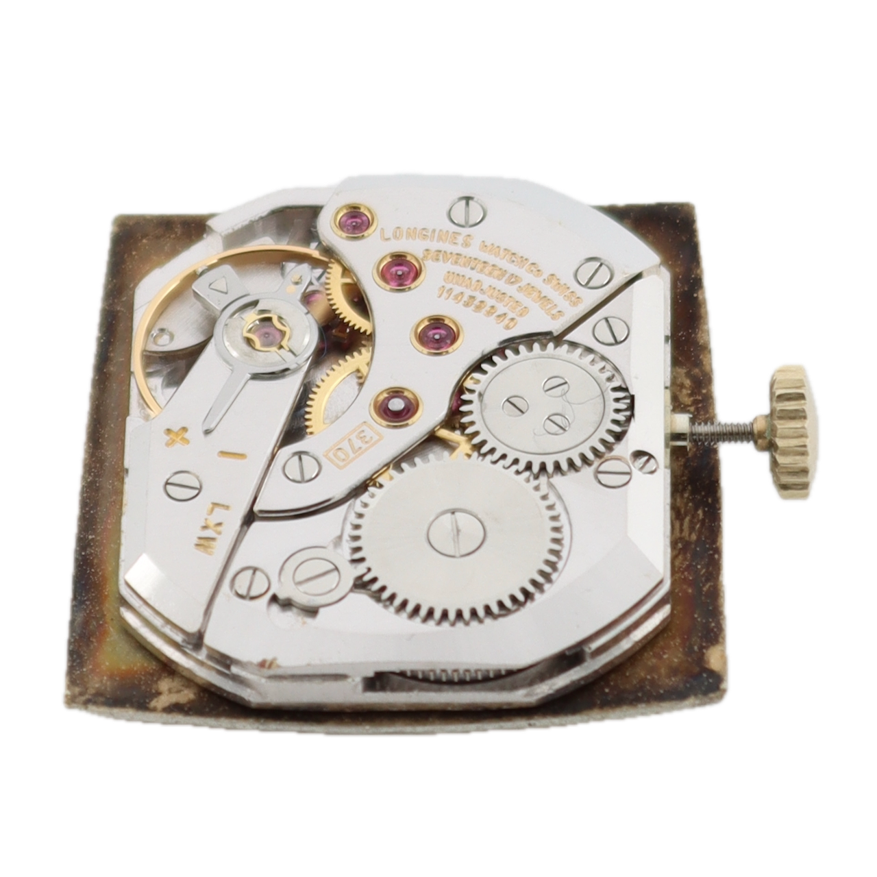 Vintage 1960 Longines Clam Shell Dial Men's Mechanical Wristwatch 370 10k GF