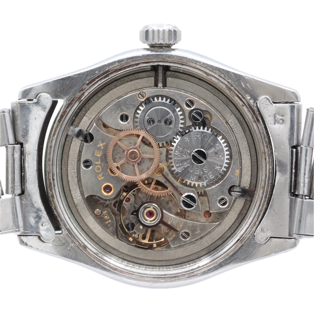 Vintage 34.5mm Rolex 6282 Oyster 15j Men's Mechanical Wristwatch Swiss Steel