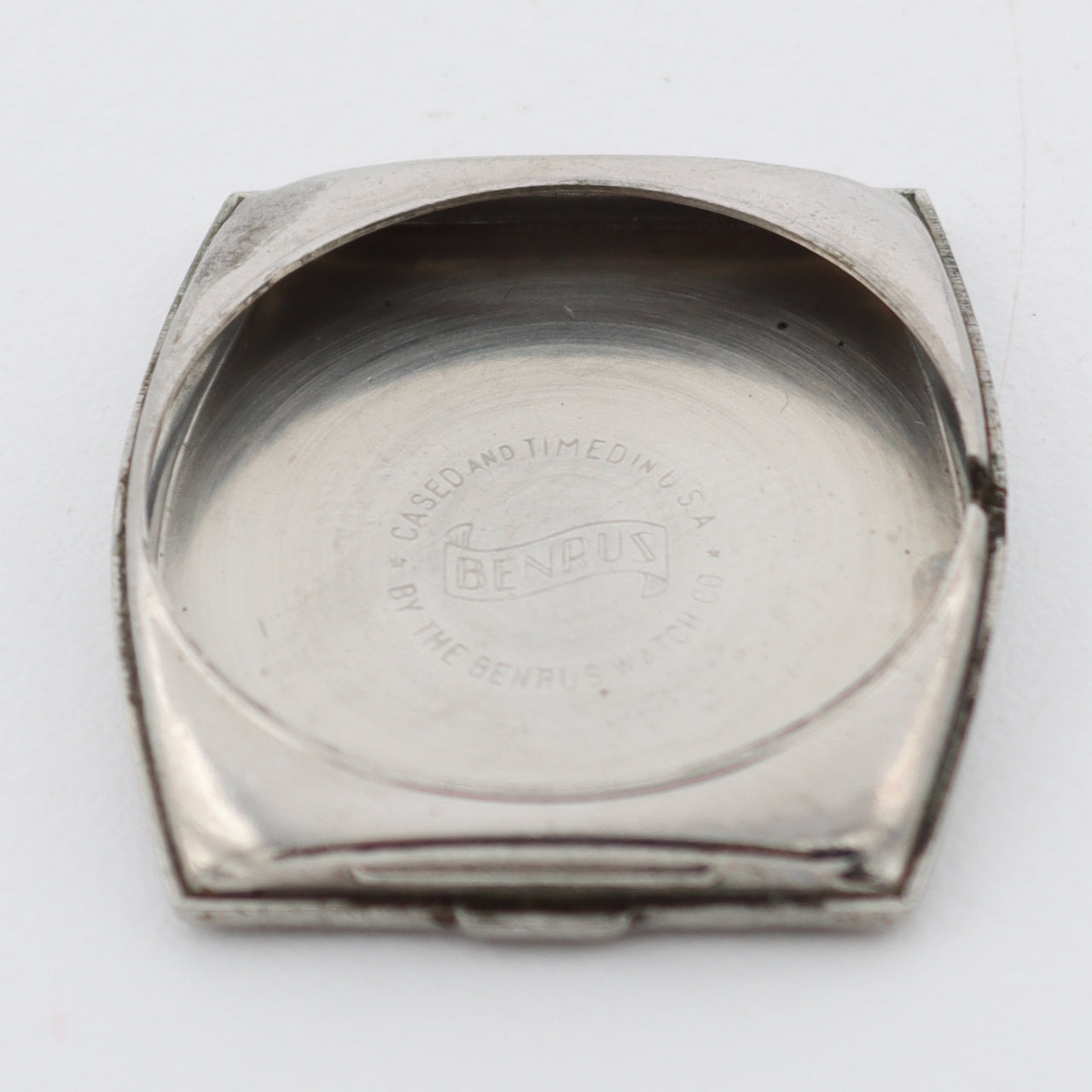 Vintage 25.5mm Benrus BA4 Men's Mechanical Wristwatch Swiss 10k RGP Art Deco