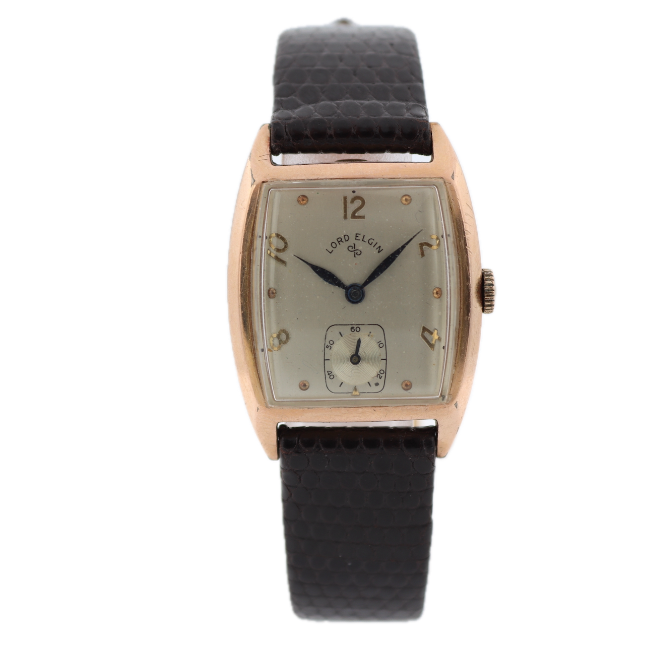 Vintage 25.5mm Lord Elgin Men's Mechanical Wristwatch 556 USA 14k Gold Filled