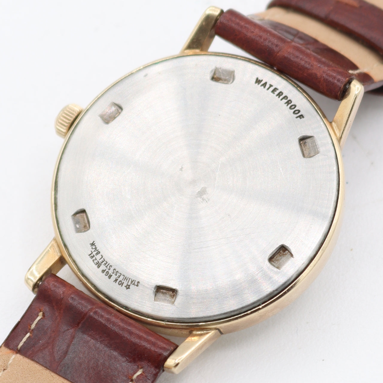 Vintage Lord Elgin 2702 872 Men's Mechanical Wristwatch FONT 72 Swiss 10k RGP