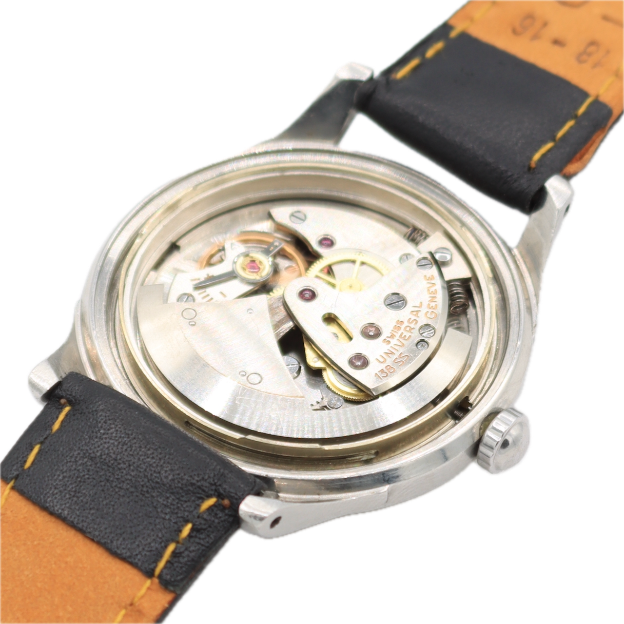 Vintage 35mm 1952 Universal Geneve 20207 Men's Automatic Wristwatch 138SS Steel