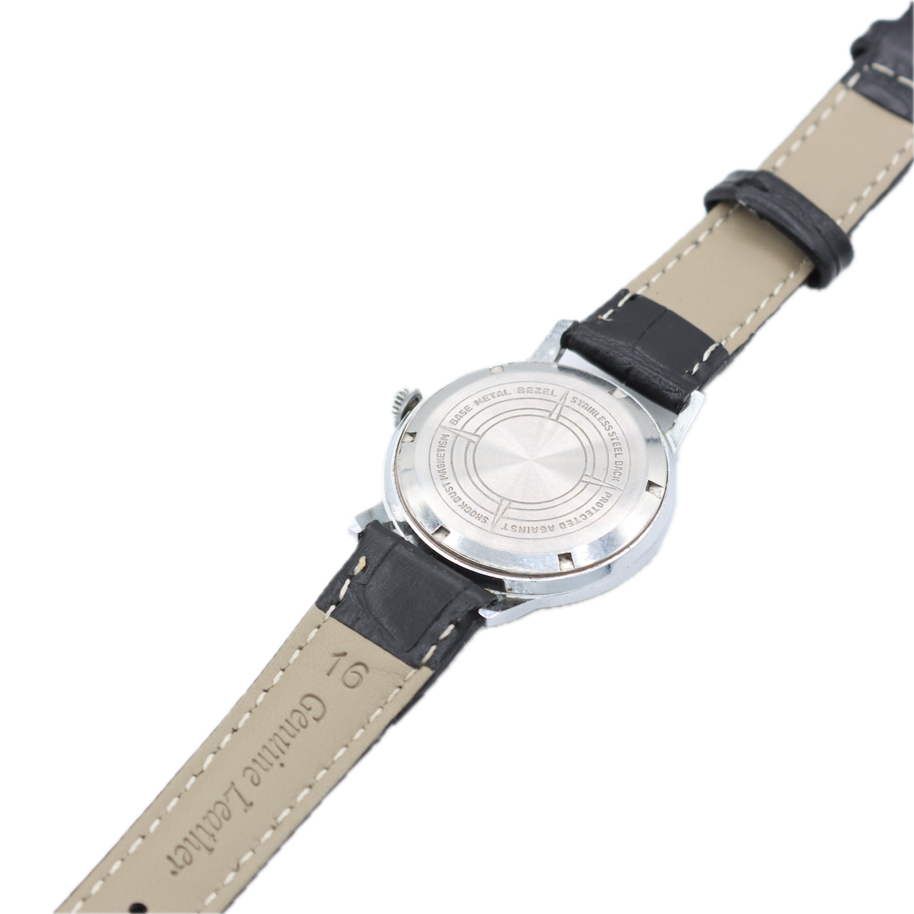 Vintage Prestige Men's Mechanical Wristwatch 272 Hong Kong Steel & Chrome