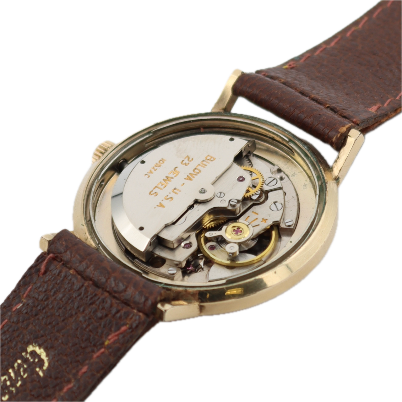 Vintage 33mm Bulova Regatta 23 Men's Automatic Wristwatch 10BZAC USA 10k RGP