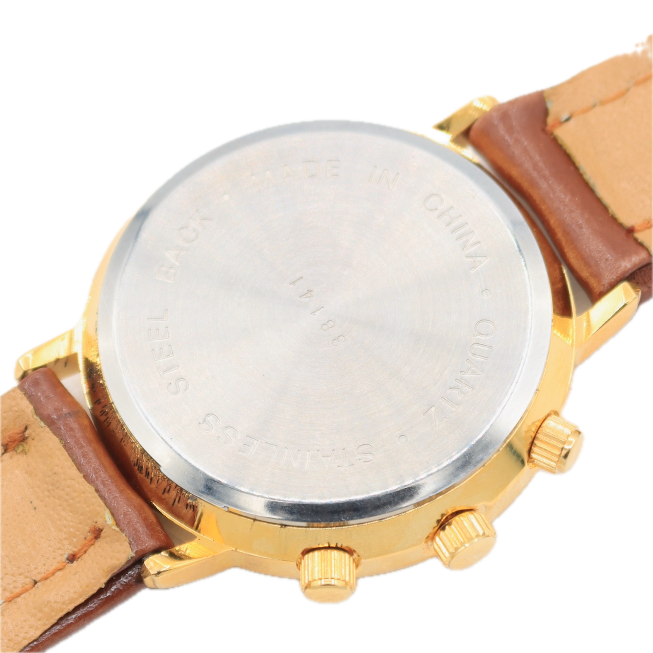 Vintage 37mm Apollo II 25th Anniversary Men's Quartz Wristwatch Japan Gold Tone