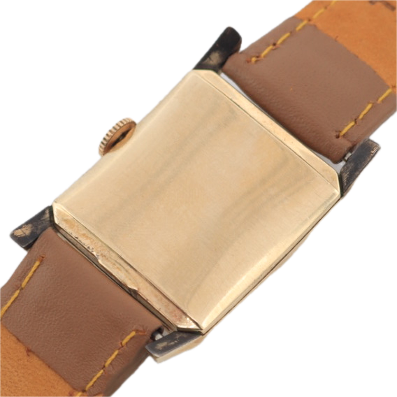 Vintage Wittnauer Tank Style Men's Mechanical Wristwatch 9WN Swiss 10k GF