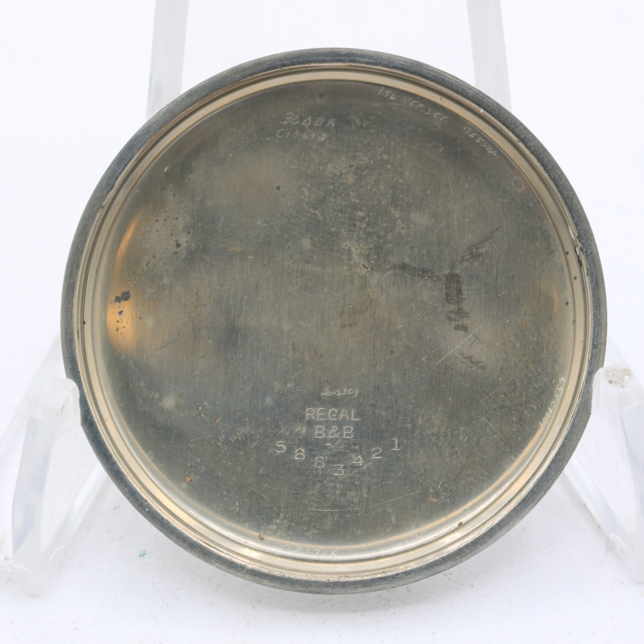 Antique 12s 1919 Elgin Pinstriped 17 Jewel Pocket Watch 345 14k White GF USA