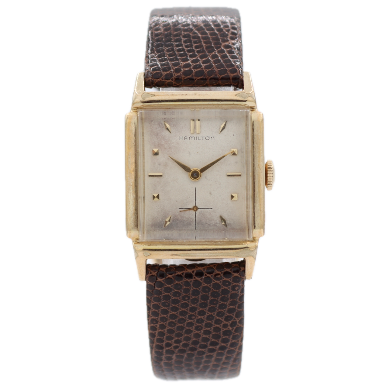 Vintage 1954 Hamilton Townsend Men's Mechanical Wristwatch 753 USA 10k GF Runs