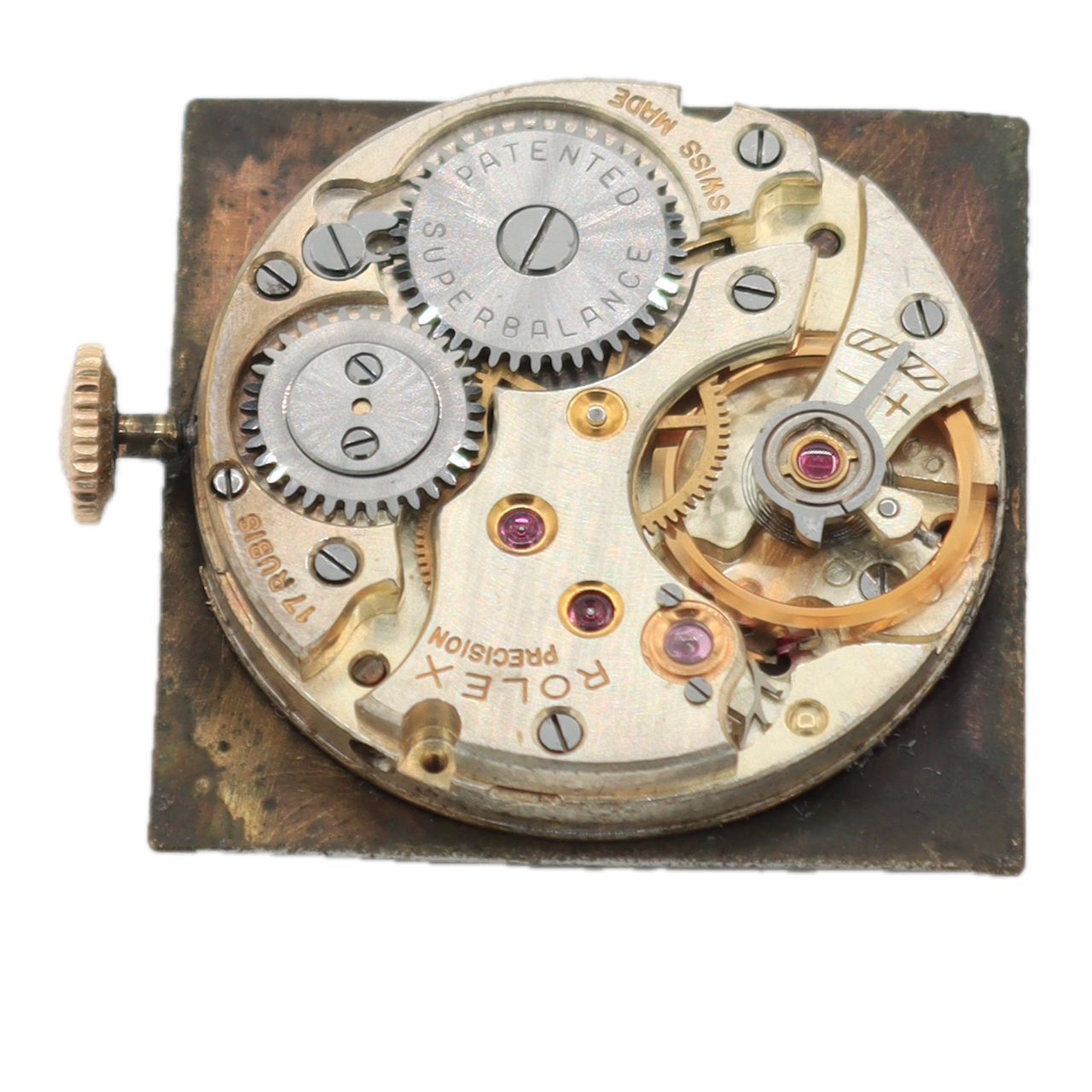 Vintage Rolex 4330 Precision Men's Mechanical Wristwatch 700 Steel & 14k Gold