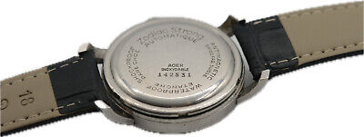 Vintage 34mm Zodiac Strong 17 Jewel Men's Automatic Wristwatch 11A Swiss Steel