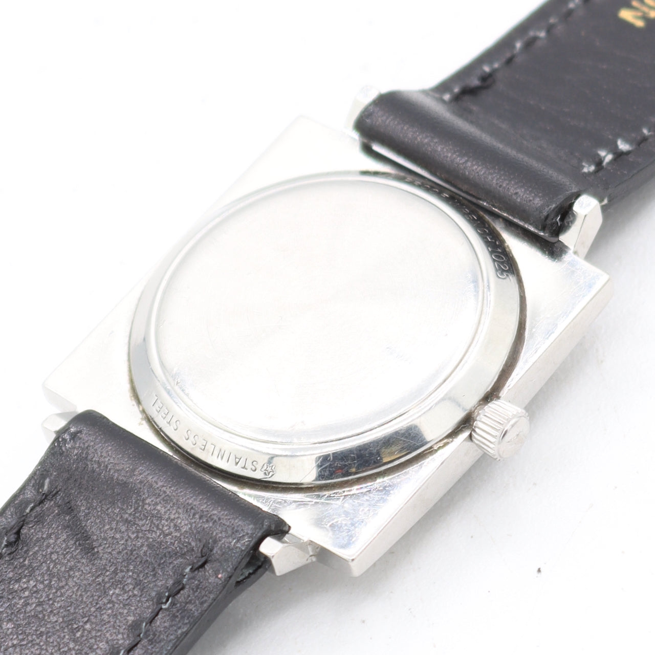 Vintage 28mm Longines Men's Mechanical Wristwatch Swiss Stainless Steel Running
